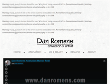 Tablet Screenshot of dromens.com